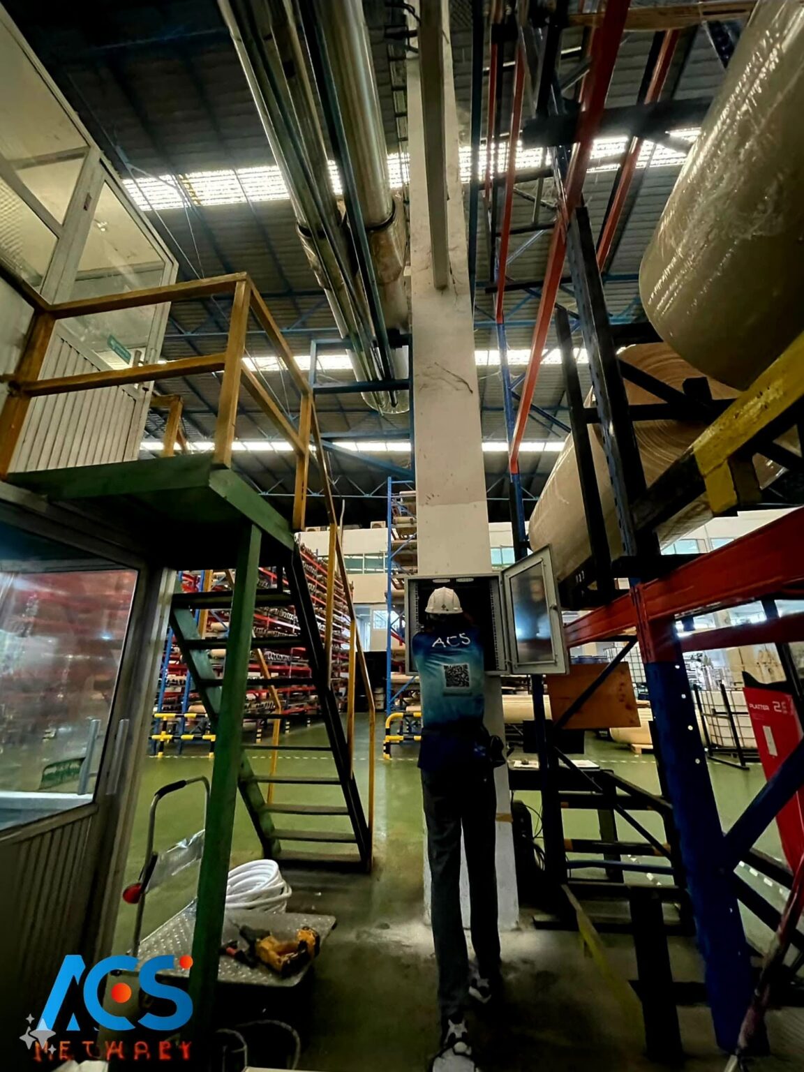 วางระบบ LAN, Wi-Fi และกล้องวงจรปิด โรงงานหลุยส์ผลิตภัณฑ์กาวเทป 8
