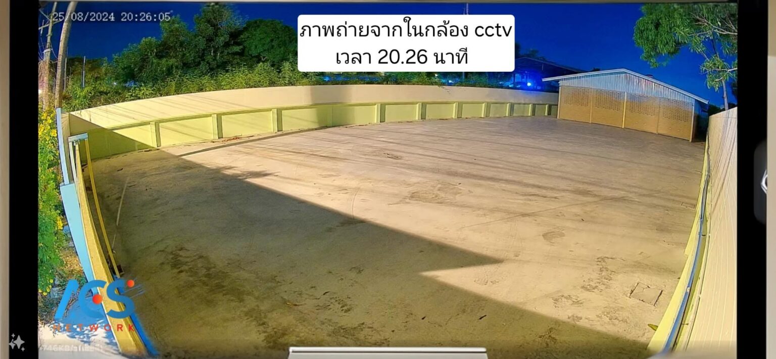 เดินสายวางท่อ ระบบกล้องวงจรปิดโกดังสินค้า 2