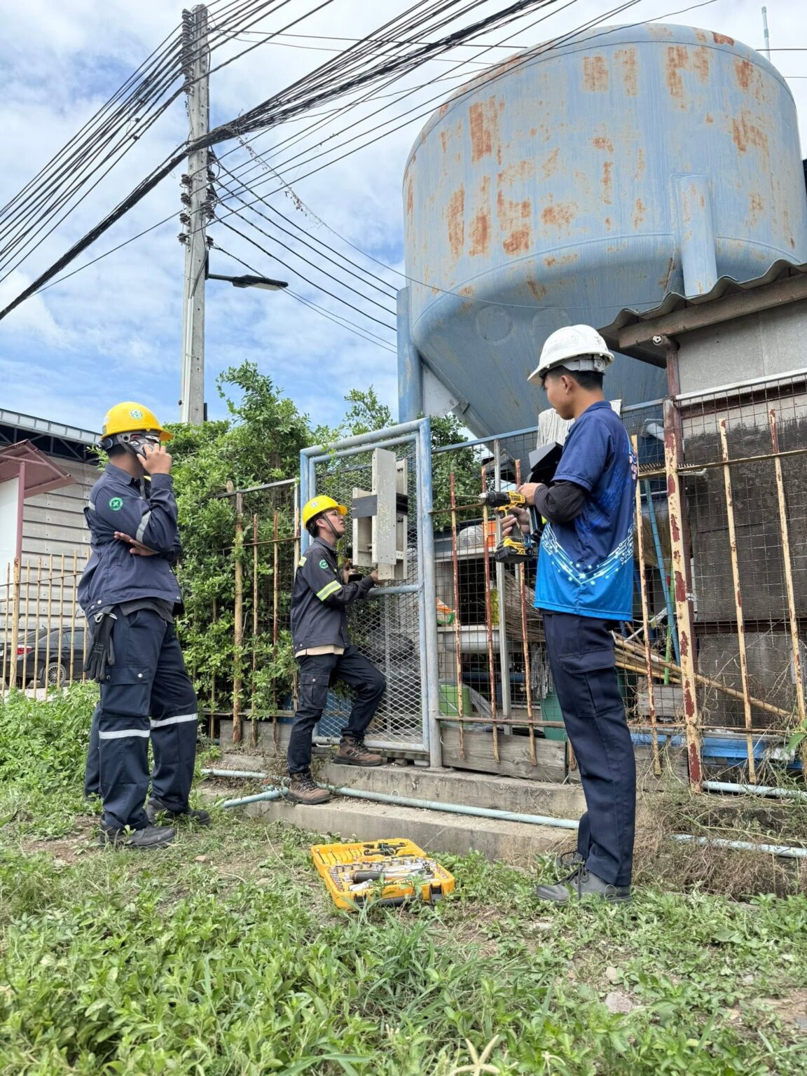 ระบบสัญญาณกันขโมยรั้วเลเซอร์ พลังงานโซล่าเซลล์ 3