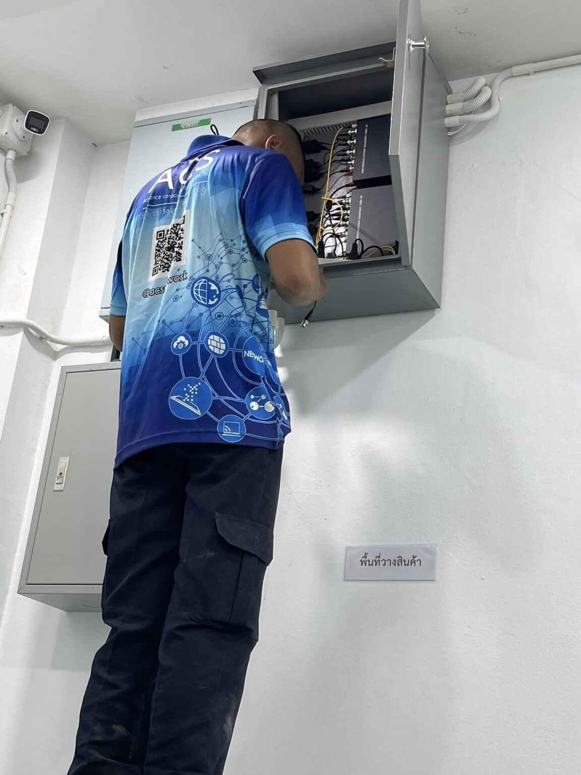 กล้องวงจรปิดลานจอดรถและลานจอดเฮลิคอปเตอร์ ร้านเจ๊พลอยธงฟ้า 12